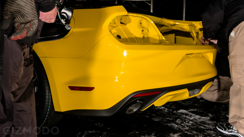 Illustration for article titled Ford Built A Mustang On Top Of The Empire State Building Last Night